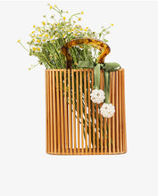 Load image into Gallery viewer, Vintage Woven Bamboo Handbag