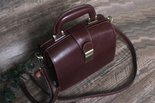 Load image into Gallery viewer, Doctor Handbag Leather Small Bag
