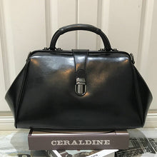 Load image into Gallery viewer, Women's Black Doctor Bag
