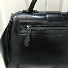 Load image into Gallery viewer, Women's Black Doctor Bag