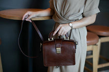 Load image into Gallery viewer, Doctor Handbag Leather Small Bag