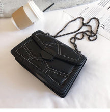 Load image into Gallery viewer, Classic Rivet Chain Crossbody Bag