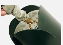 Load image into Gallery viewer, Lotus Leather Bucket Bag