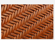 Load image into Gallery viewer, Leather Basket Tote Vacation Bag