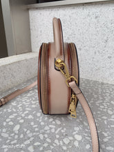 Load image into Gallery viewer, Classic Bee Round Shaped Leather Shoulder Bag
