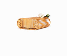 Load image into Gallery viewer, Vintage Woven Bamboo Handbag