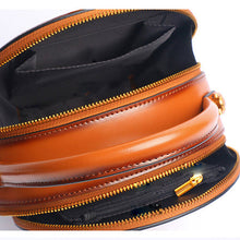 Load image into Gallery viewer, Bee Round Shaped Leather Shoulder Bag