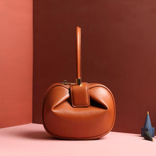 Load image into Gallery viewer, Genuine Leather Luxury Dumplings Handbag
