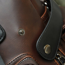 Load image into Gallery viewer, Vegan Leather Men's Shoulder Bag