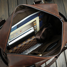 Load image into Gallery viewer, Vegan Leather Men's Shoulder Bag