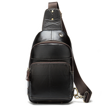 Load image into Gallery viewer, Matte Leather Chest Bag