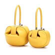 Load image into Gallery viewer, Genuine Leather Luxury Dumplings Handbag