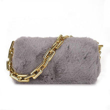 Load image into Gallery viewer, 2021 Winter Plush Shoulder Bag Fashion Chain Handbags