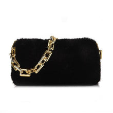 Load image into Gallery viewer, 2021 Winter Plush Shoulder Bag Fashion Chain Handbags