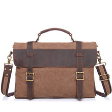 Load image into Gallery viewer, Military Canvas Messenger Bag