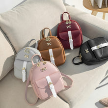 Load image into Gallery viewer, Petite Vegan Leather Backpack