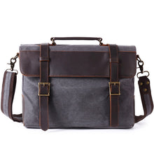 Load image into Gallery viewer, Military Canvas Messenger Bag