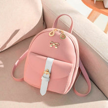 Load image into Gallery viewer, Petite Vegan Leather Backpack