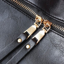 Load image into Gallery viewer, Vintage Vegan Leather Backpack