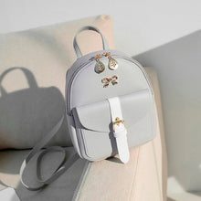 Load image into Gallery viewer, Petite Vegan Leather Backpack