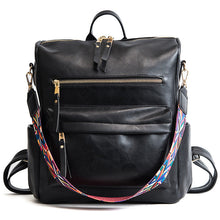 Load image into Gallery viewer, Vintage Vegan Leather Backpack