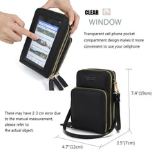 Load image into Gallery viewer, Women Touch Screen Phone Bag RFID Crossbody Cellphone Purse Wallet Shoulder Handbag