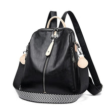 Load image into Gallery viewer, Fashion Women Soft Leather Backpack High Quality Travel Back Pack School Bag