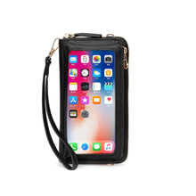 Load image into Gallery viewer, Women Touch Screen Wristlet Handbag RFID Protection Small Wallet Purse Crossbody Phone Bag