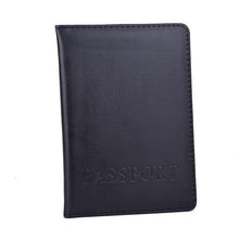 Load image into Gallery viewer, Casual Passport Covers PU Leather Travel Accessories ID Bank Credit Card Bag Documents Passport Holder Wallets