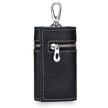 Load image into Gallery viewer, Cowhide Leather Multi-function Key Wallet Housekeeper Key Holders