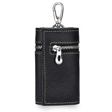 Load image into Gallery viewer, Cowhide Leather Multi-function Key Wallet Housekeeper Key Holders