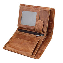 Load image into Gallery viewer, Multifunctional Genuine Leather Purse Coin Pocket Photo Card HolderMen Wallet Short Wallets