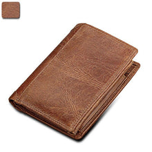 Load image into Gallery viewer, Multifunctional Genuine Leather Purse Coin Pocket Photo Card HolderMen Wallet Short Wallets