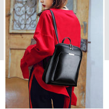 Load image into Gallery viewer, Large Fashion Sequined Backpack Women Leather Backpack Shoulder Bags Travel Bagpack