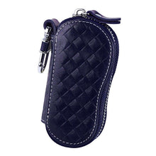 Load image into Gallery viewer, Genuine Leather Keychain Holder Organizer Wallet EDC Case Car Automobie Key Pouch unisex Housekeeper Keys Bag