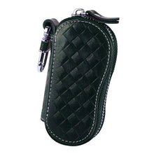 Load image into Gallery viewer, Genuine Leather Keychain Holder Organizer Wallet EDC Case Car Automobie Key Pouch unisex Housekeeper Keys Bag