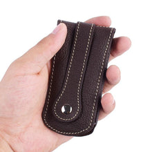 Load image into Gallery viewer, Genuine Leather Keychain Housekeeper Case Wallet EDC Women Hasp Car Key Holder Organizer Bag