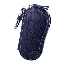 Load image into Gallery viewer, Genuine Leather Keychain Holder Organizer Wallet EDC Case Car Automobie Key Pouch unisex Housekeeper Keys Bag