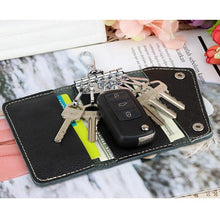 Load image into Gallery viewer, Genuine Leather Multinational Key Housekeeper Key Holders Key Cases