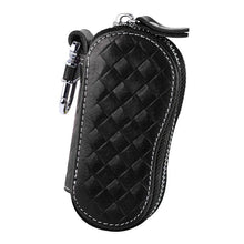 Load image into Gallery viewer, Genuine Leather Keychain Holder Organizer Wallet EDC Case Car Automobie Key Pouch unisex Housekeeper Keys Bag