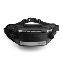 Load image into Gallery viewer, Outdoor Anti-Theft Waist Bag Men  Reflective Run Fanny Pack Waterproof Cell Phone Bag Travel Belt Bag