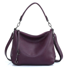 Load image into Gallery viewer, Genuine Leather Bags Women Casual Hobo Handbag Shoulder Crossbody Bag