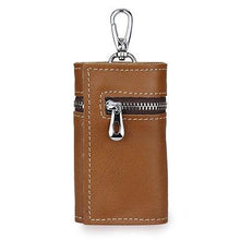 Load image into Gallery viewer, Cowhide Leather Multi-function Key Wallet Housekeeper Key Holders