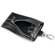 Load image into Gallery viewer, Genuine Leather Men Key Holders Key Wallet