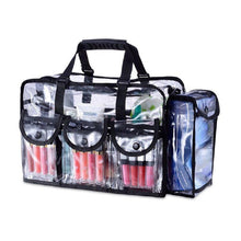 Load image into Gallery viewer, Men's Women's Cosmetic Bag Transparent Waterproof Large-Lipstick Toiletries Skin Care Products Organizer Makeup Bag