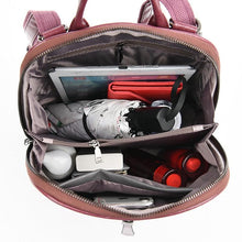 Load image into Gallery viewer, Fashion Large School Bags Women Leather Backpack Travel Shoulder Bag  for Teenage Girl