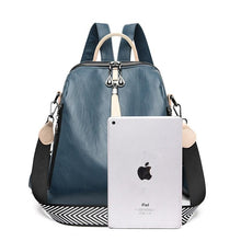 Load image into Gallery viewer, Fashion Women Soft Leather Backpack High Quality Travel Back Pack School Bag