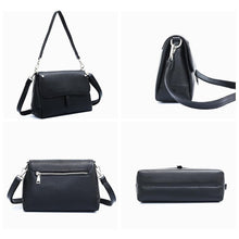 Load image into Gallery viewer, Genuine Leather Fashion Shoulder Bag Women Flap Messenger Crossbody Handbag