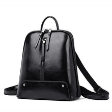 Load image into Gallery viewer, Fashion Large School Bags Women Leather Backpack Travel Shoulder Bag  for Teenage Girl