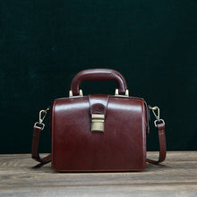 Load image into Gallery viewer, Doctor Handbag Leather Small Bag